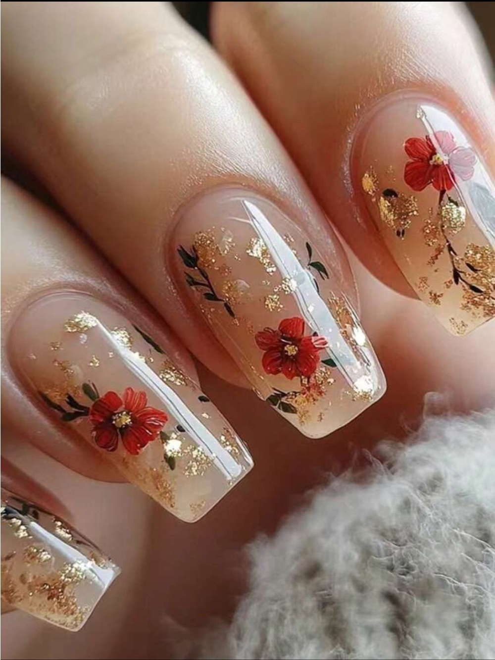 Enchanted Bloom Press On Nail Set NEW 🏷️